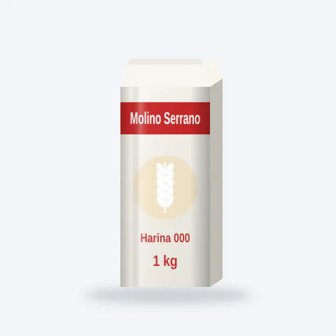 Harina de trigo 000 Molino Serrano 1 kg