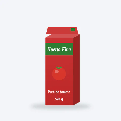 Puré de tomate Huerta Fina 520 g