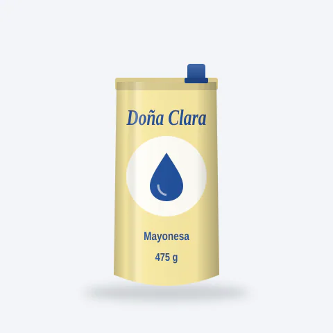 Mayonesa clásica Doña Clara Doypack 475 g