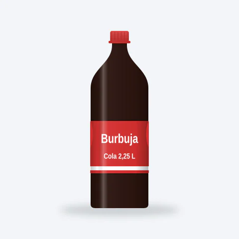 Gaseosa cola Burbuja 2,25 L