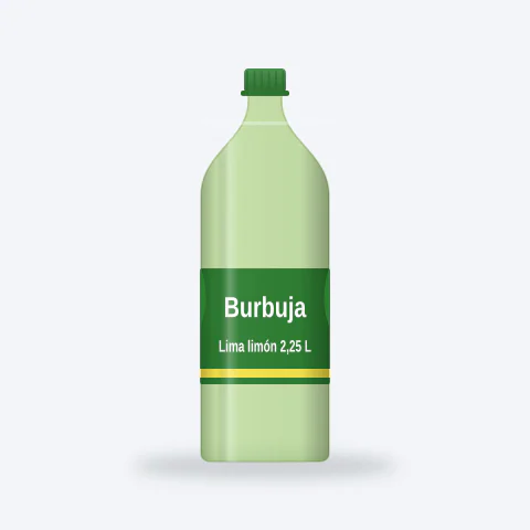 Gaseosa lima limón Burbuja 2,25 L