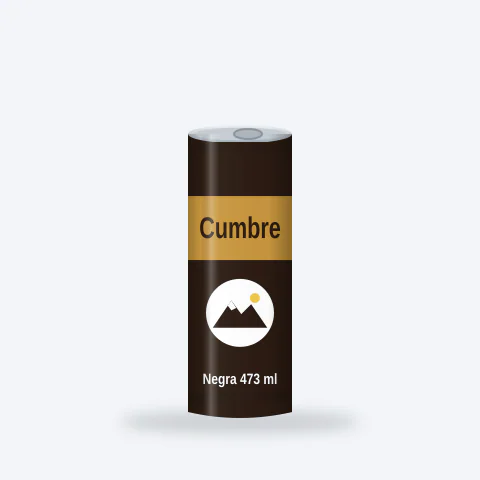 Cerveza negra lata Cumbre 473 ml