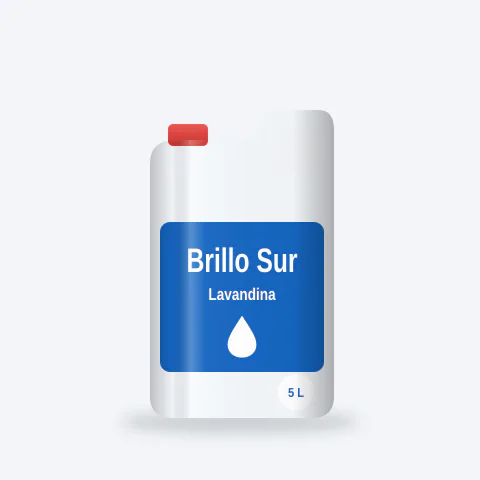 Lavandina concentrada Brillo Sur Bidón 5 L