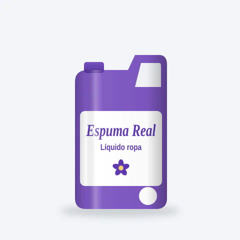 Jabón líquido para ropa Espuma Real Bidón 3 L