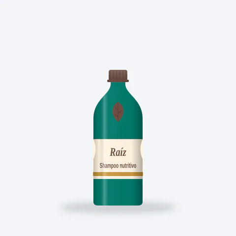 Shampoo nutritivo Raíz 350 ml