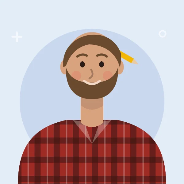 Retrato ilustrado de Gustavo Ledesma